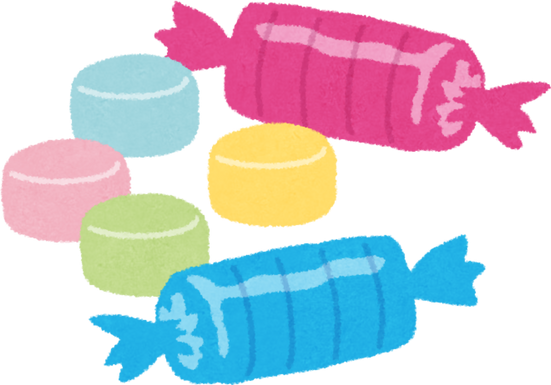 Illustration of Colorful Ramune Candy